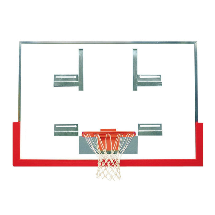 Bison 48" x 72" Tall Unbreakable "XL" Glass Competition Conversion Basketball Backboard