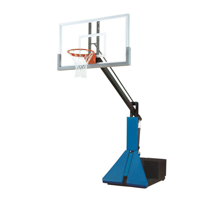 Bison Super Glass Max Portable Adjustable Basketball Hoop System