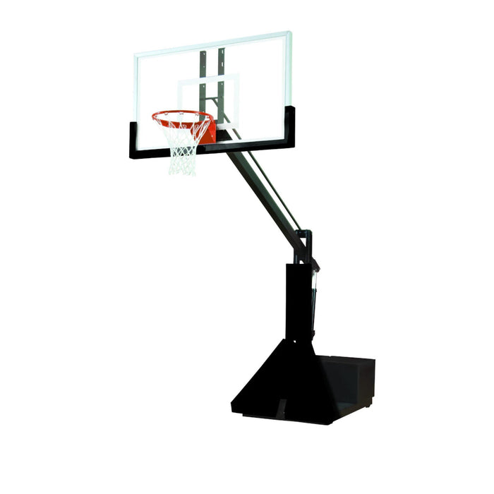 Bison Super Glass Max Portable Adjustable Basketball Hoop System