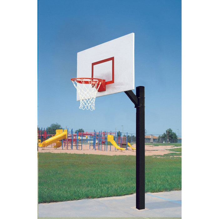 Bison Ultimate Jr. Rectangular Steel Playground Basketball Hoop System