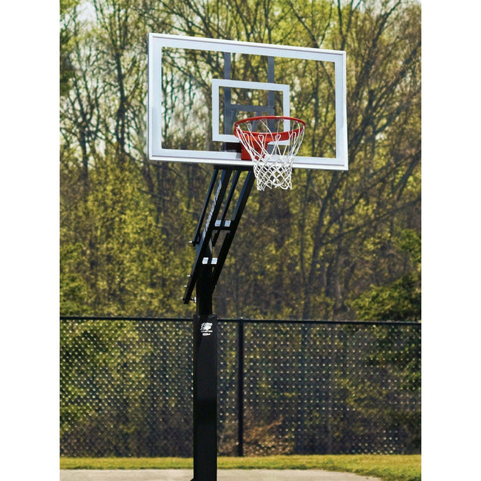 Bison Ultimate HangTime Clear 6" Adjustable Basketball Hoop System