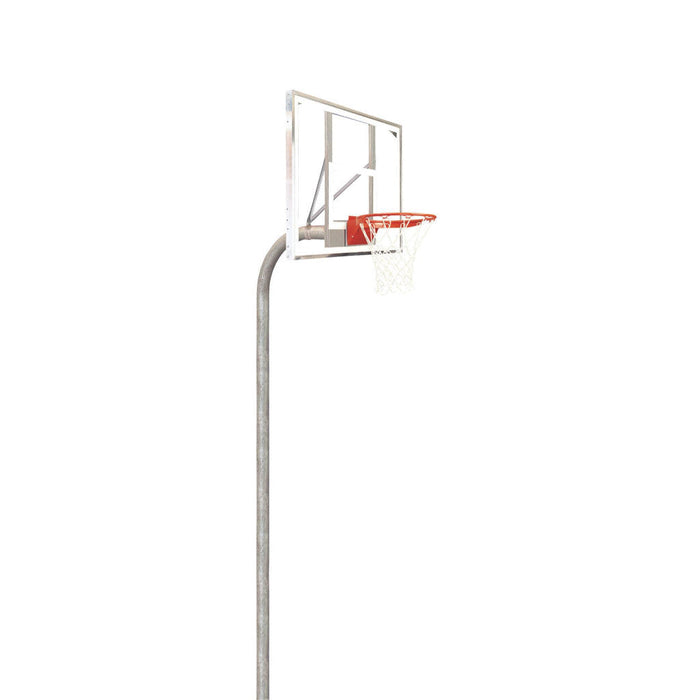 Bison 4-1/2" Rectangle Heavy Duty Polycarbonate Playground Basketball Hoop System