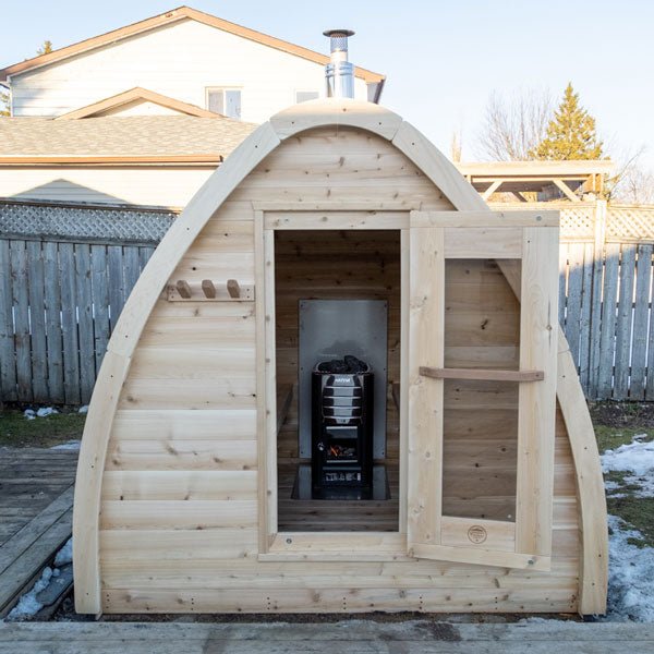 Canadian Timber Mini Pod Sauna - Dundalk Leisurecraft Canadian Timber Collection, 2-4 Person Capacity