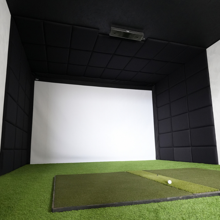 Carl's Place C-Series Pro Golf Simulator Enclosure Kit with Impact Screen