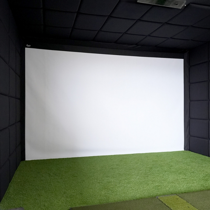 Carl's Place C-Series Pro Golf Simulator Enclosure Kit with Impact Screen