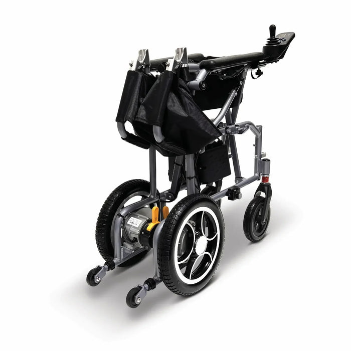 ComfyGO X-7 Lightweight Foldable Electric Wheelchair Up To 19 Miles (Dual 7.5AH Battery)