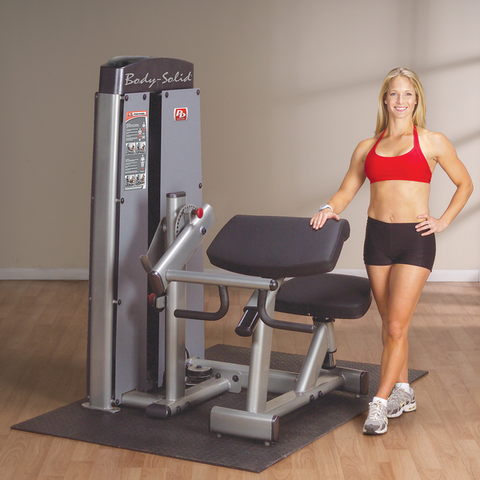 BODY SOLID DUAL BI/TRICEP STATION-DGYM NO STACK