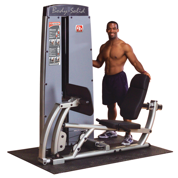 Body-Solid Dual Leg/Calf Machine Freestanding, W Stack