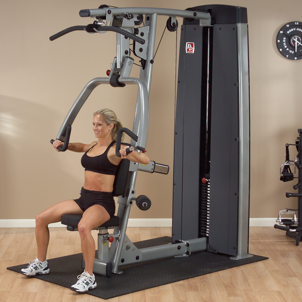 Body Solid Dual Press/Lat Station-Machine, Freestanding No Stack