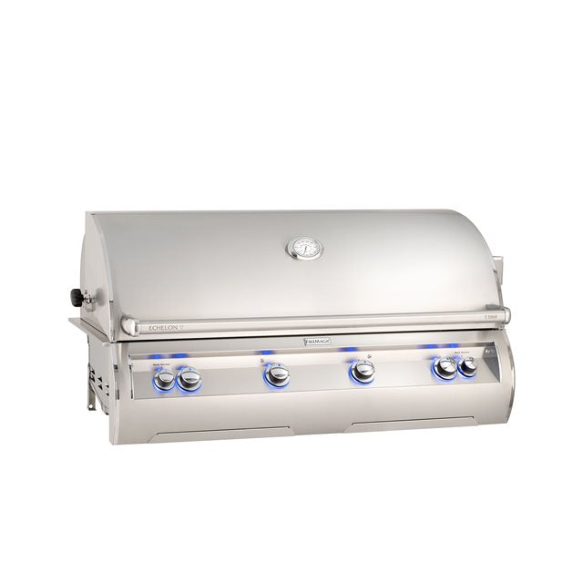 Fire Magic Grills E1060I-8EAP-W Echelon 50 Inch Built-In Grill with Analog Thermometer with View Window, Liquid Propane, Cast Stainless Steel "E" Burners-Propane Gas