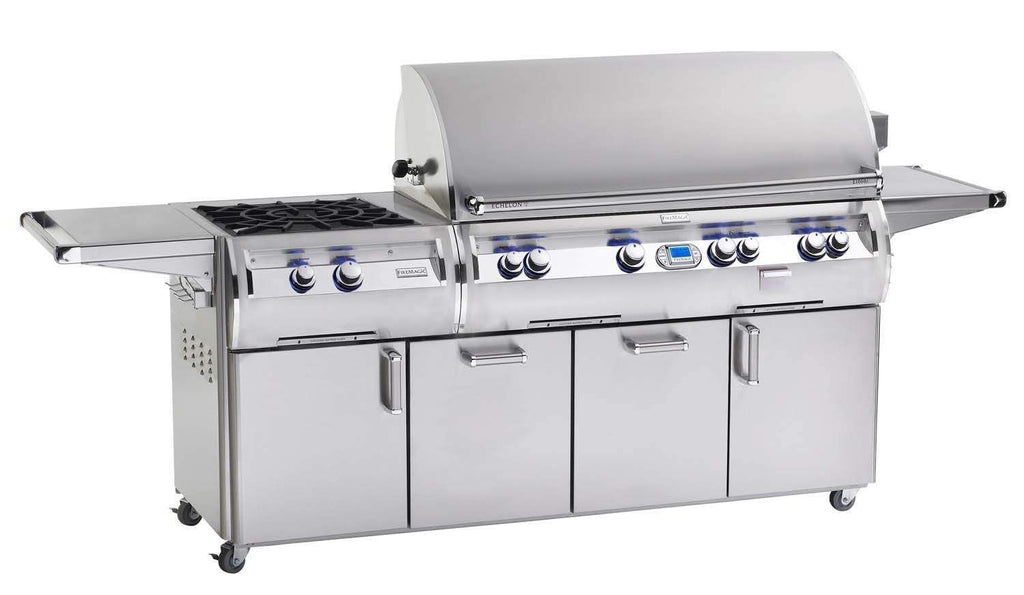 Echelon Diamond Freestanding Gas Grill With Rotisserie, Power Burner, Digital Thermometer & Magic View Window 48", Fire Magic