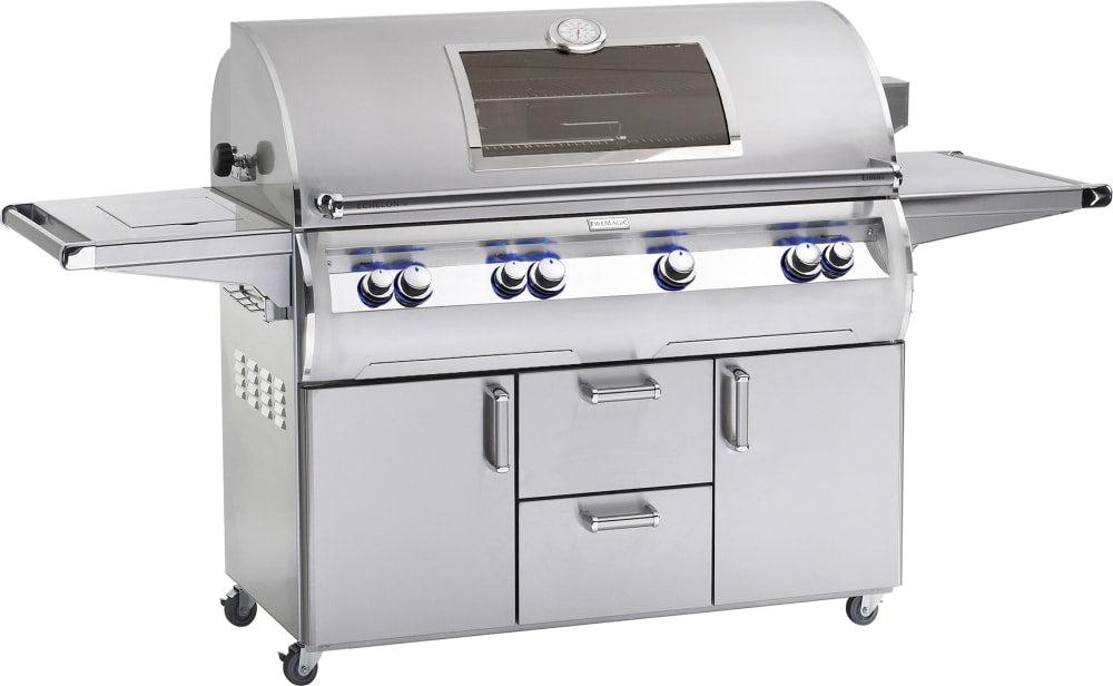 Echelon Diamond A-Series Freestanding Gas Grill With Rotisserie, Infrared Burner, Single Side Burner And Analog Thermometer, Natural Gas, 36", Fire Magic