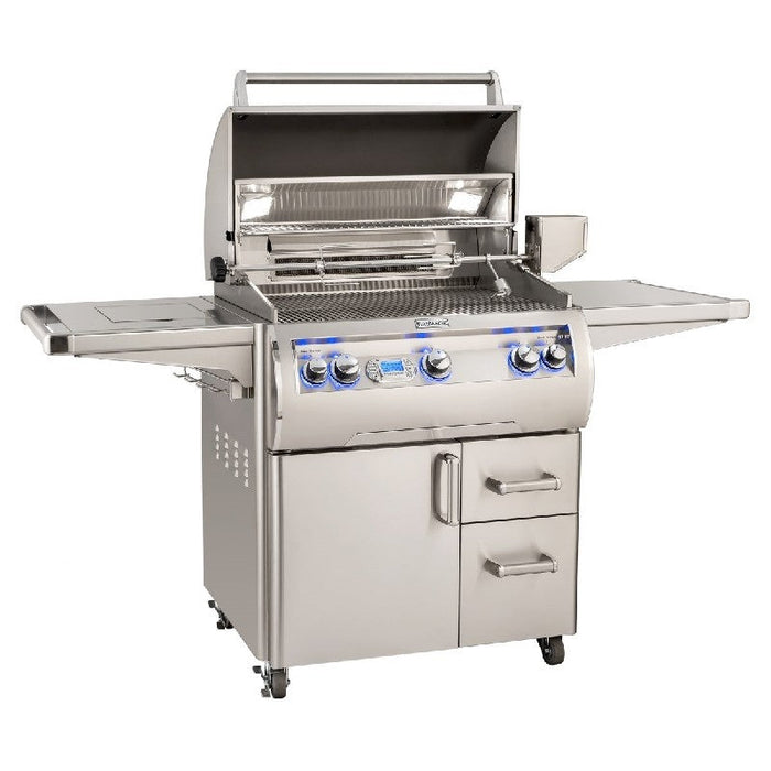 Echelon Diamond Freestanding Gas Grill With Rotisserie, Infrared Burner, Single Side Burner & Digital Thermometer, Propane Gas 30" Fire Magic