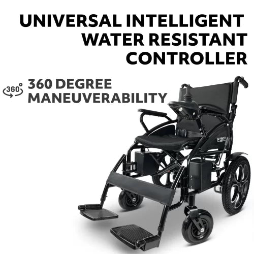 ComfyGO 6011 Folding Electric Wheelchair 13+ miles / 12AH Battery