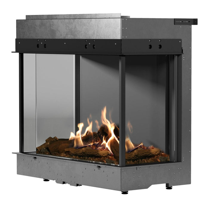 Faber MatriX Three-sided Bay Built-in Gas Fireplace - 33-Inch x 26-Inch