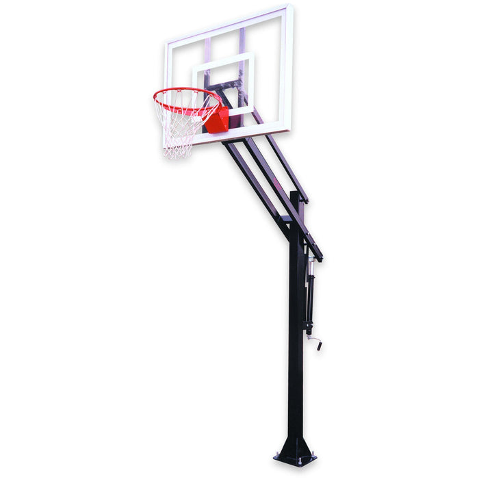 First Team Attack In-Ground Adjustable Basketball Hoop