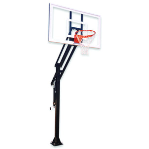 First Team Attack In-Ground Adjustable Basketball Hoop