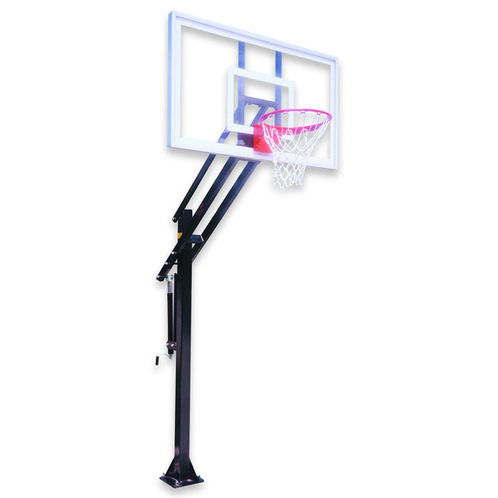 First Team Attack In-Ground Adjustable Basketball Hoop