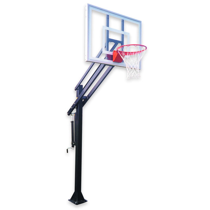 First Team Attack In-Ground Adjustable Basketball Hoop