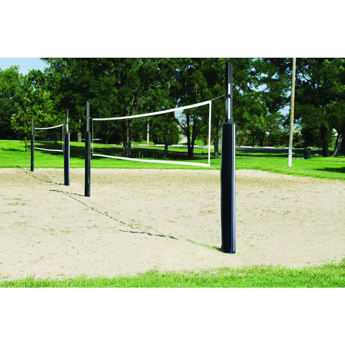 Aluminum 3 1/2" Outdoor Volleyball Net System, Blast by First Team