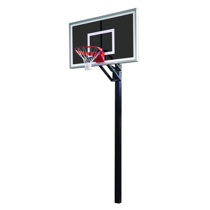 In-Ground Adjustable Basketball Hoop, Champ by First Team