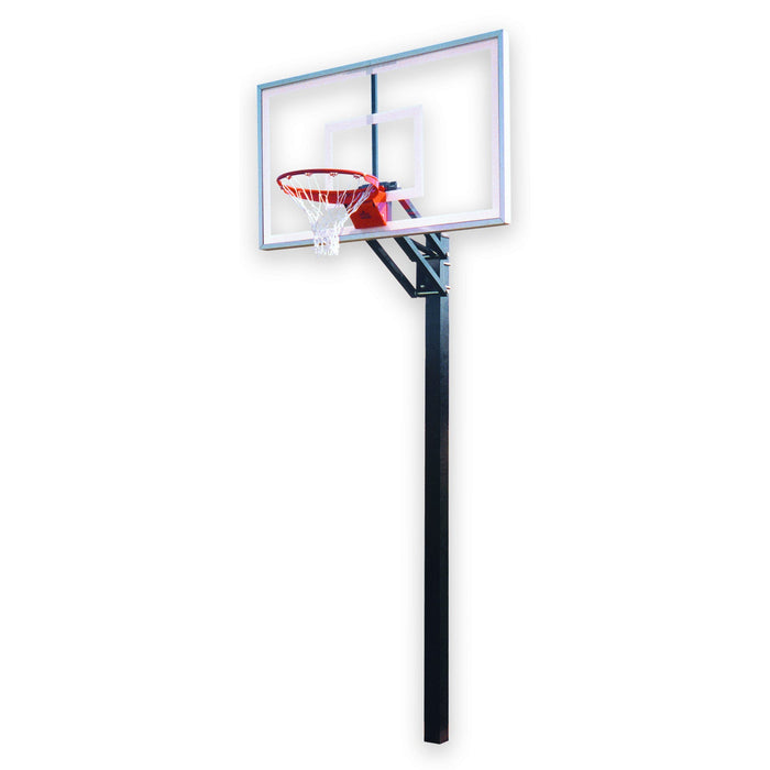 In-Ground Adjustable Basketball Hoop, Champ by First Team