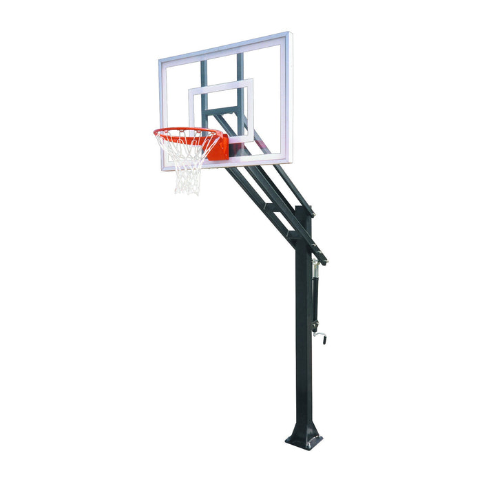 In-Ground Adjustable Basketball Hoop, Force by First Team