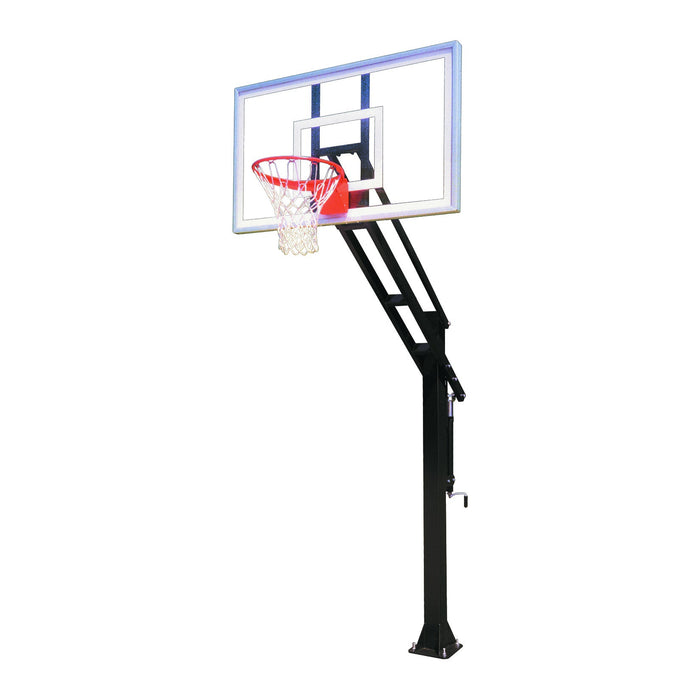 In-Ground Adjustable Basketball Hoop, Force by First Team