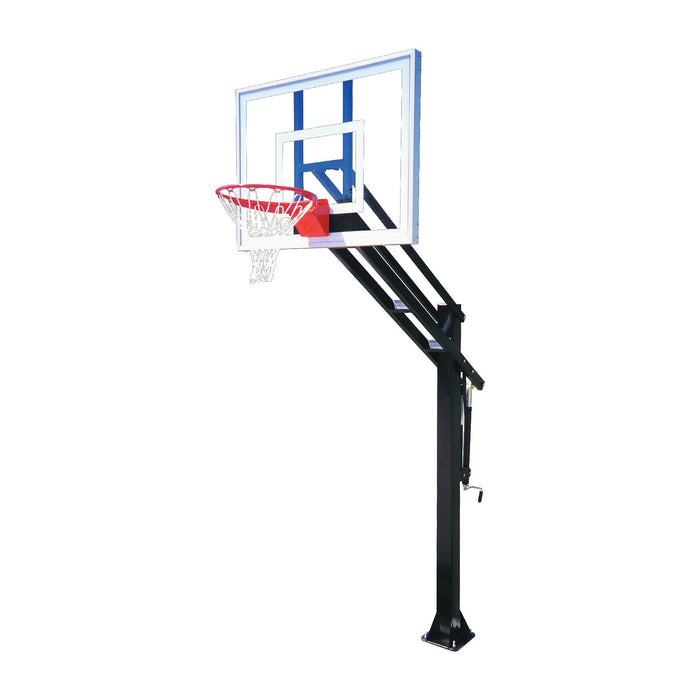 In-Ground Adjustable Basketball Hoop, Force by First Team