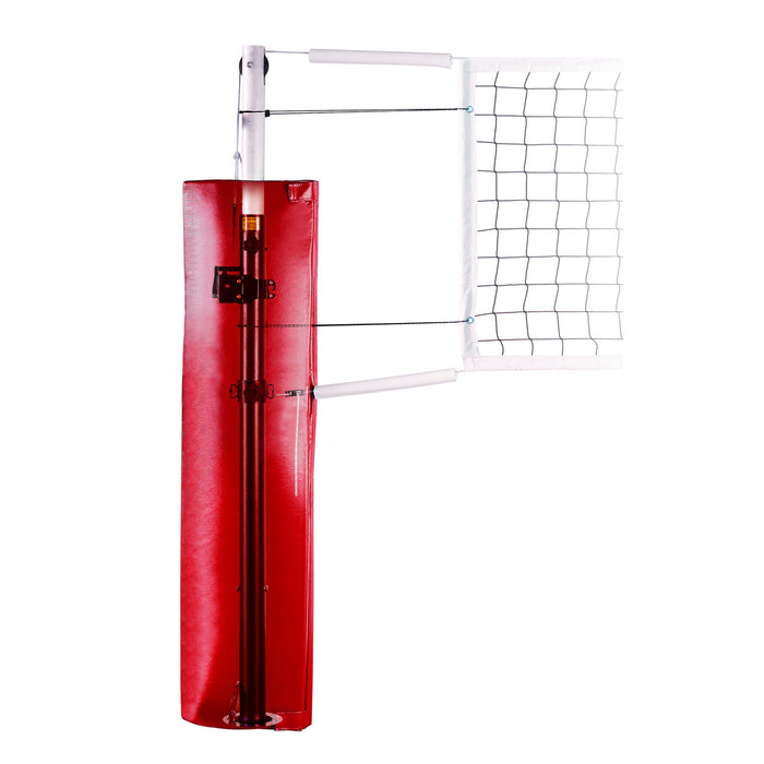 Steel 3 1/2" Competition Volleyball Net System, Frontier by First Team