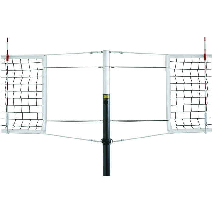 Steel 3 1/2" Competition Volleyball Net System, Frontier by First Team