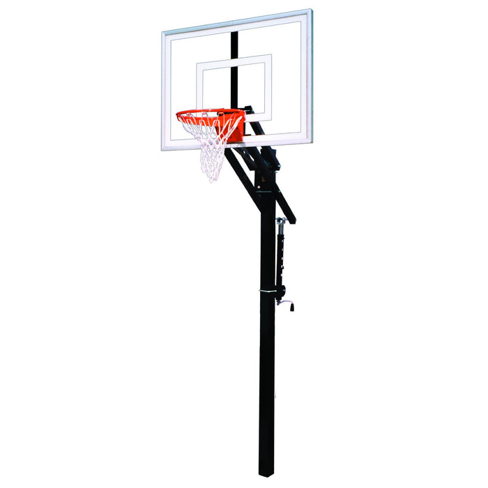 In-Ground Adjustable Basketball Hoop, Jam by First Team