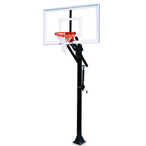 In-Ground Adjustable Basketball Hoop, Jam by First Team