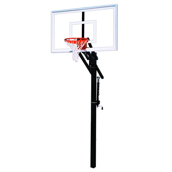 In-Ground Adjustable Basketball Hoop, Jam by First Team