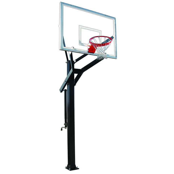 In-Ground Adjustable Basketball Hoop, Powerhouse 6 by First Team