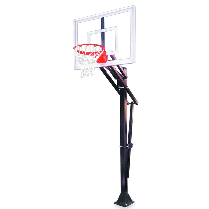 In-Ground Adjustable Basketball Hoop, Slam by First Team