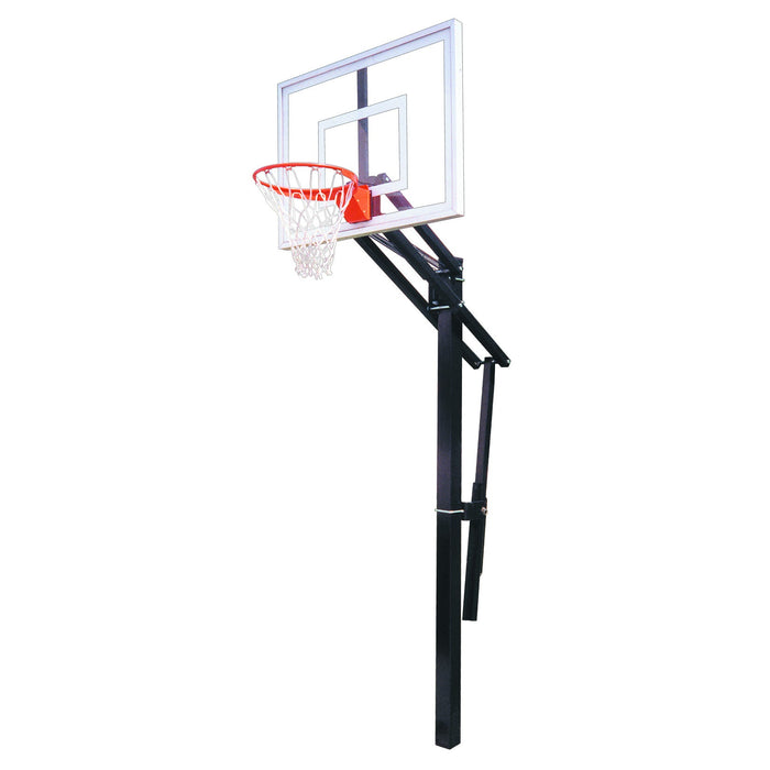 In-Ground Adjustable Basketball Hoop, Slam by First Team