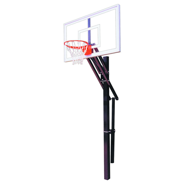 In-Ground Adjustable Basketball Hoop, Slam by First Team