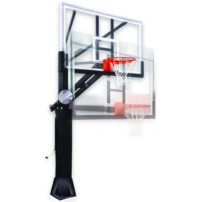 Titan In-Ground Adjustable Basketball Hoop by First Team