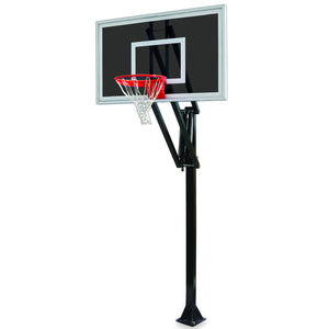 Vector In-Ground Adjustable Basketball Hoop by First Team