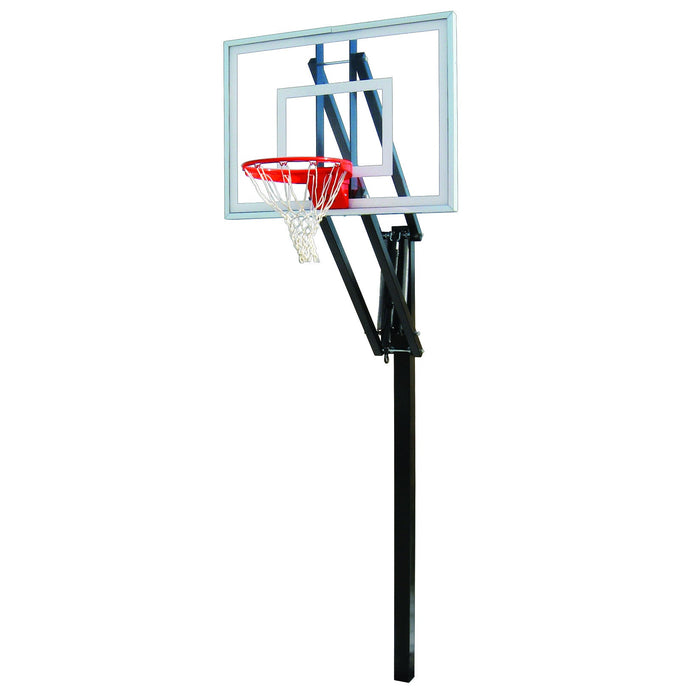 Vector In-Ground Adjustable Basketball Hoop by First Team