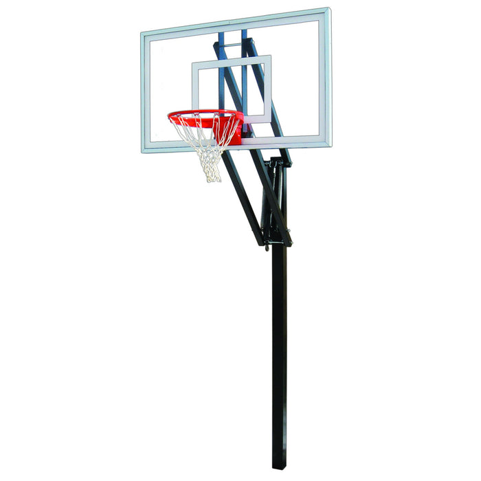 Vector In-Ground Adjustable Basketball Hoop by First Team