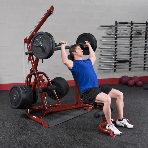 Body Solid Corner Leverage Gym Package, Includes Gfid100 Bench