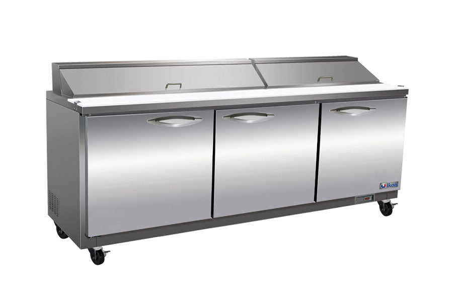 Ikon ISP72 - Refrigerated Prep Table with Three Doors