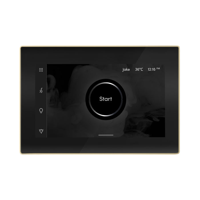 Mr. Steam XDream Linear Steam Shower Control Package with iSteamX Control and Linear SteamHead in Black Oil Rubbed Bronze