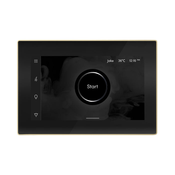 Mr. Steam XButler Max Linear Steam Shower Control Package with iSteamX Control and Linear SteamHead in Black Oil Rubbed Bronze