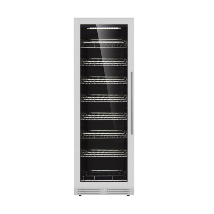 Kings Bottle Large Beverage Refrigerator With Low-E Glass Door