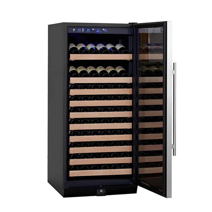 Kings Bottle 100 Bottle Kitchen Wine Refrigerator Freestanding - Right Hand Hinge