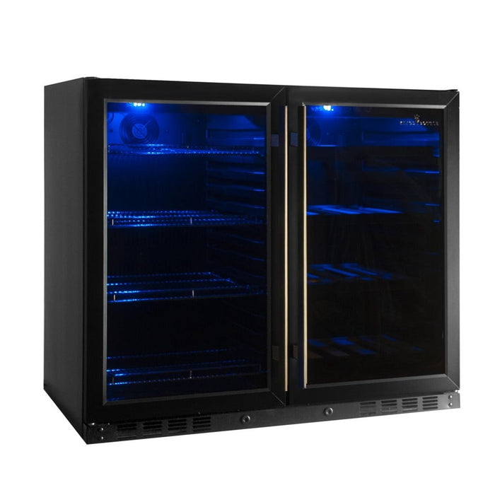 Kings Bottle 39 Inch Under Counter Wine And Beer Fridge Combo