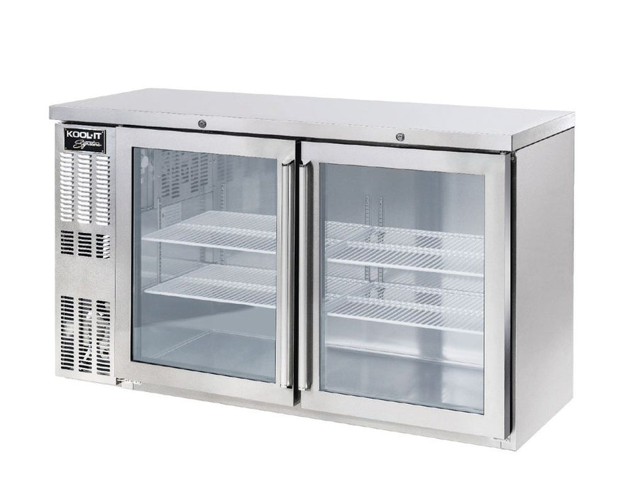 Kool-It Signature KNB-60-2SG Refrigerated Cabinet Back Bar